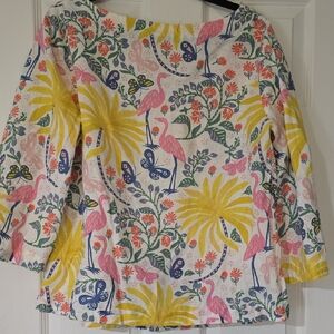 Floral Print Women's Top
